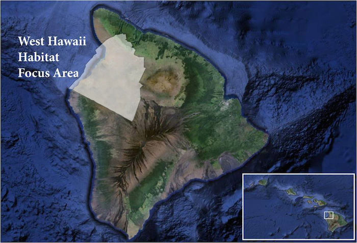 West Hawaii Map
