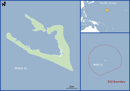 Map of Wake Island