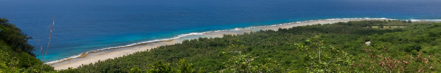 Looking out toward Ritidian Point, the northernmost point on Guam
