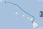 Peak wave period for Aʻa Wave Glider mission
