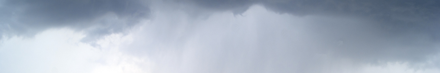 Thunderstorm clouds move in