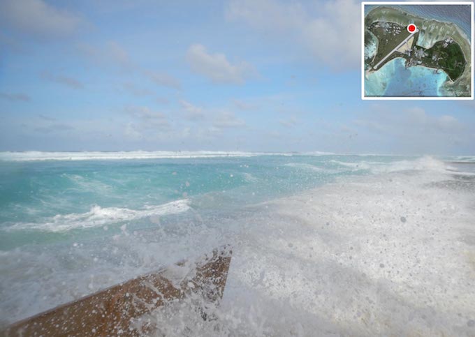 Example Kwajalein Wave Run-up 2014