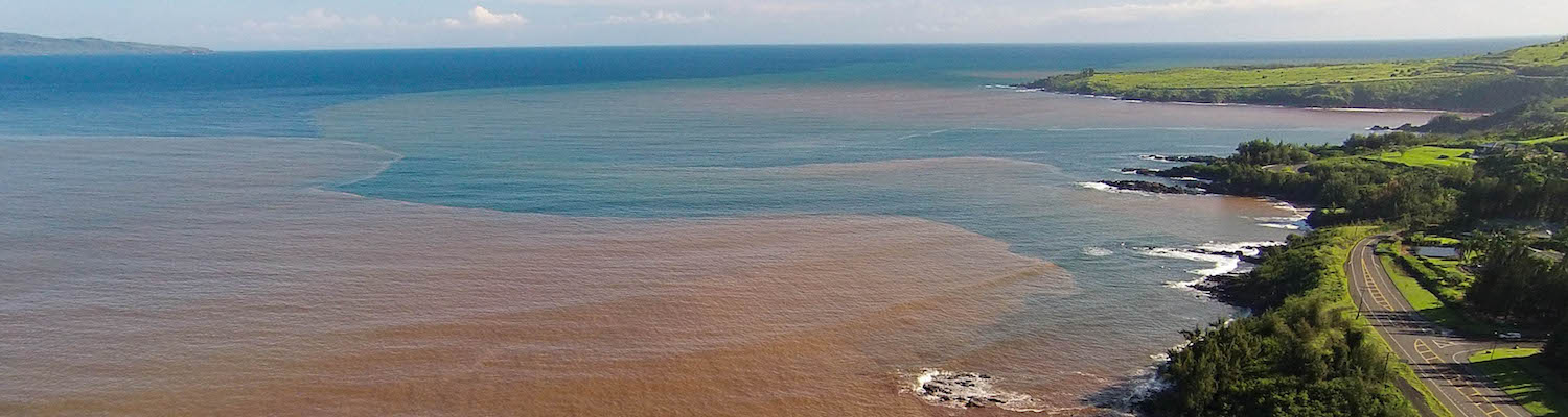 Ocean Tipping Points. Photo credit: Bill Rathfon. Sedimentation